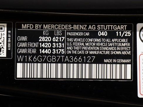 New 2026 Mercedes-Benz S 580 4MATIC Sedan image 23
