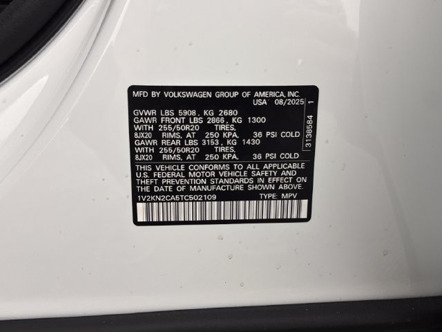 Certified 2026 Volkswagen Atlas SE AWD/4WD image 25