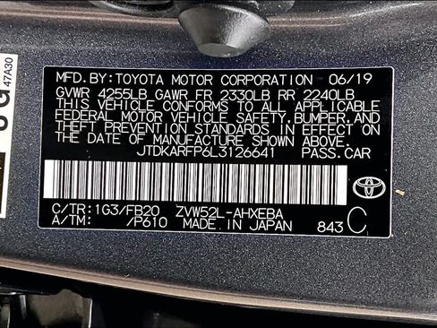 Used 2020 Toyota Prius Prime LE FWD image 36