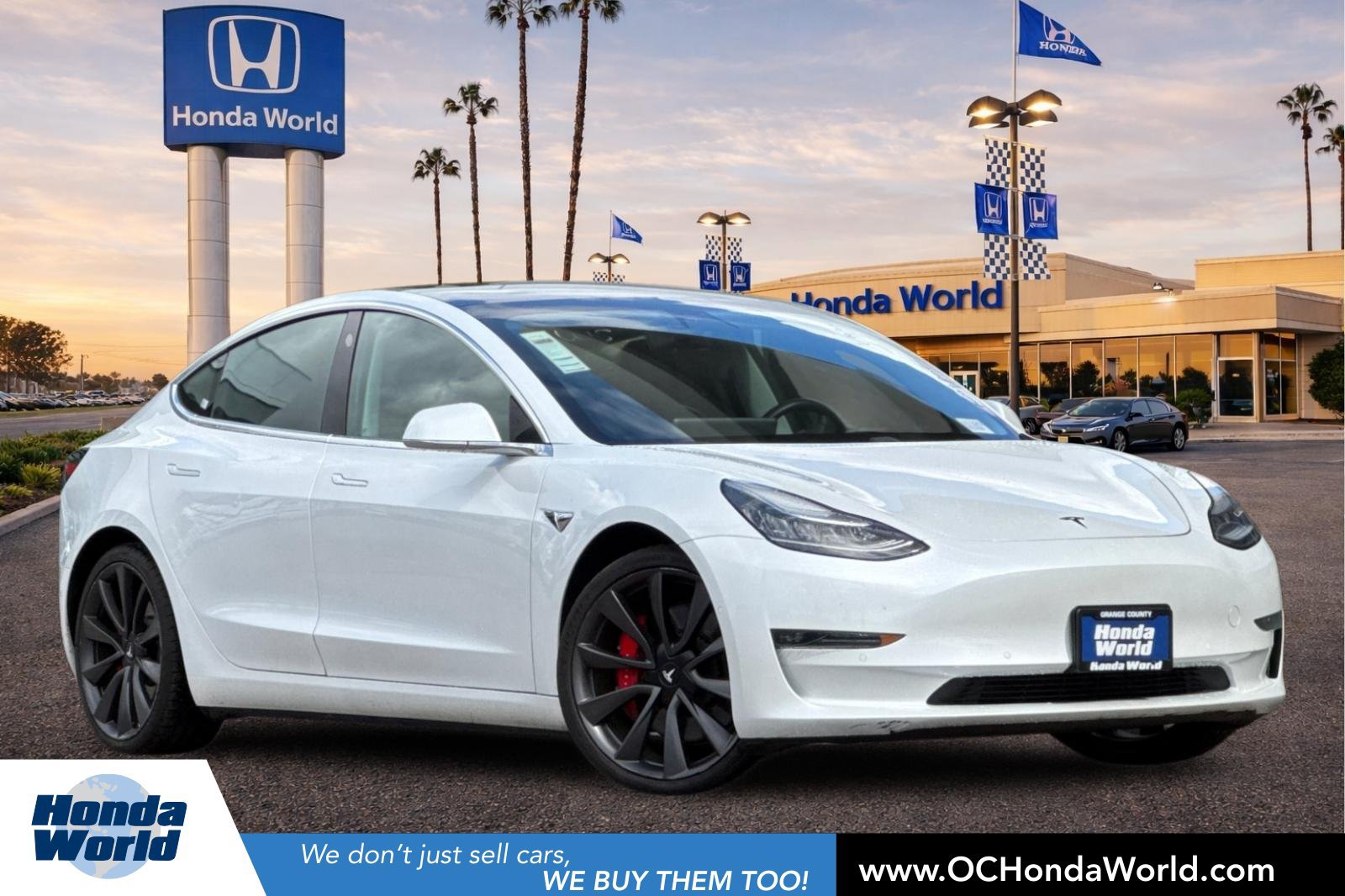 Used 2020 Tesla Model 3 Performance AWD/4WD image 1