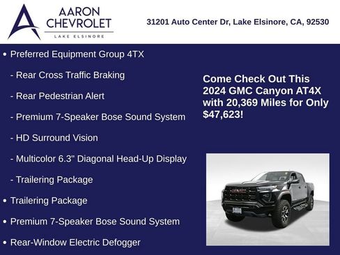 Used 2024 GMC Canyon AT4X image 25