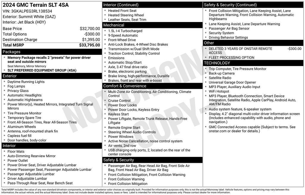 Used 2024 GMC Terrain SLT FWD image 3