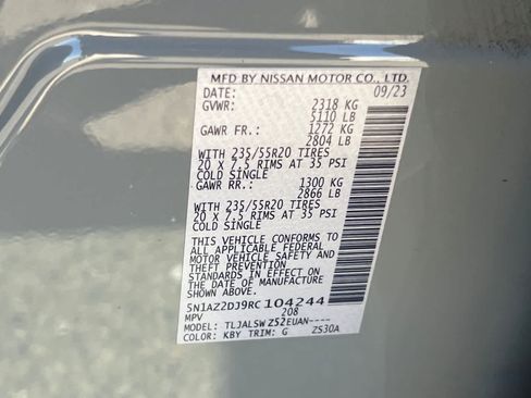 Used 2024 Nissan Murano Platinum w/ Cargo Package FWD image 36