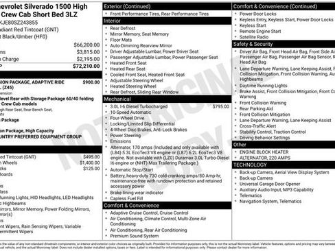 Certified 2025 Chevrolet Silverado 1500 High Country AWD/4WD image 24