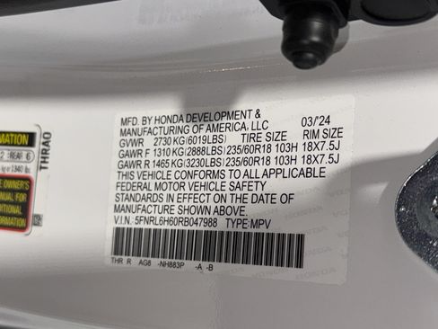 Used 2024 Honda Odyssey EX-L image 30