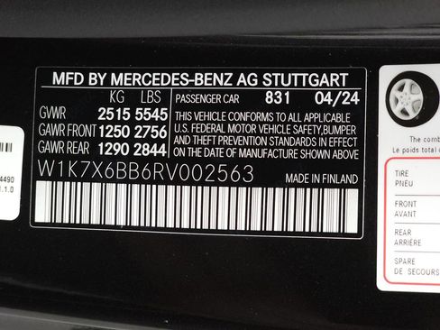 Certified 2024 Mercedes-Benz AMG GT 53 w/ Driver Assistance Package image 37