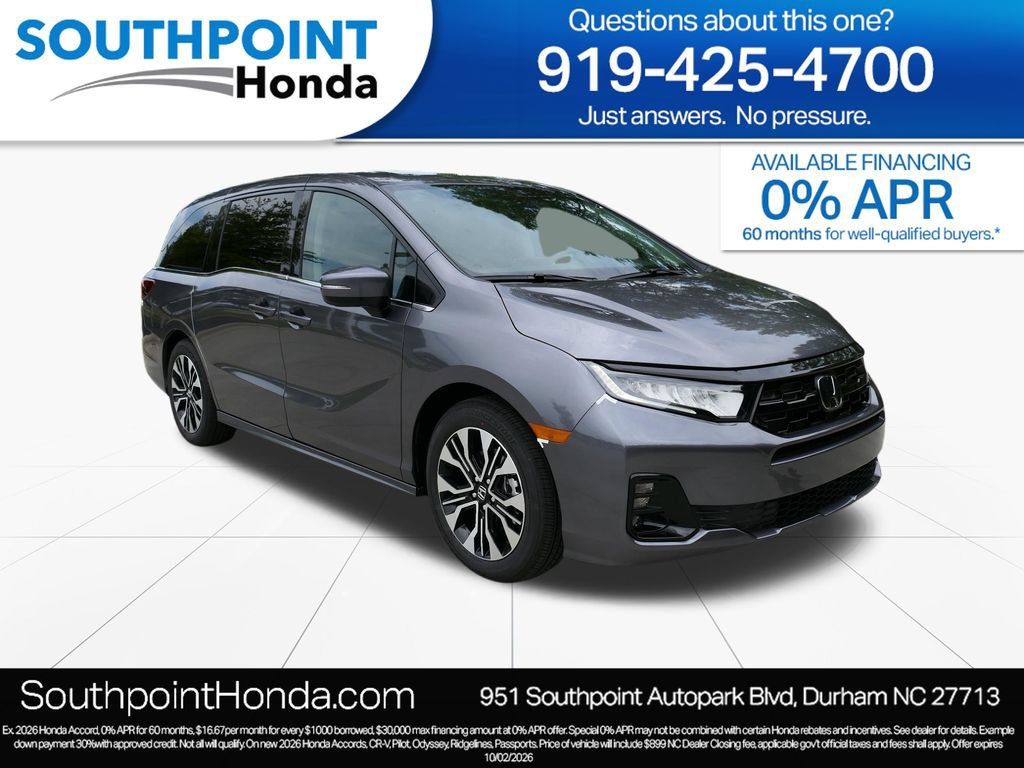 New 2026 Honda Odyssey Elite image 1