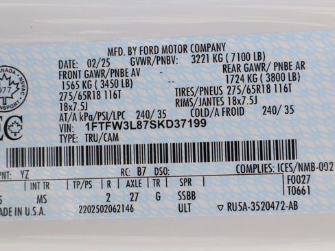 Used 2025 Ford F150 XLT w/ Equipment Group 301A Standard image 31