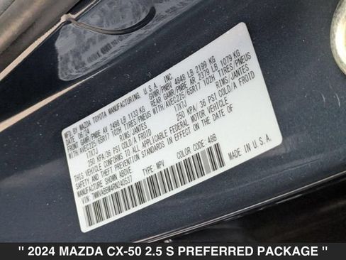 Used 2024 MAZDA CX-50 AWD 2.5 S w/ Weather Package image 34