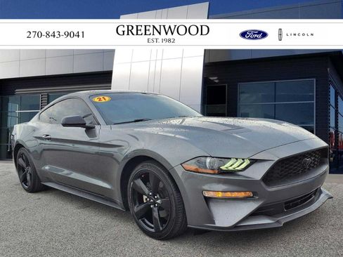 Certified 2021 Ford Mustang Coupe w/ Black Accent Package RWD image 1