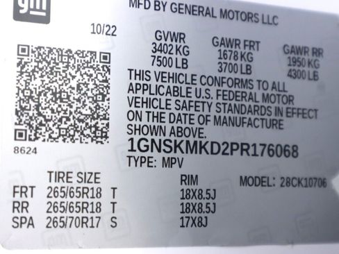 Used 2023 Chevrolet Tahoe LS w/ Driver Alert Package AWD/4WD image 43