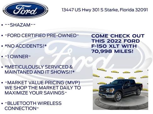 Certified 2022 Ford F150 XLT w/ Equipment Group 302A High image 6