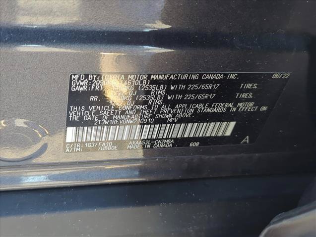 Certified 2022 Toyota RAV4 XLE w/ Convenience Package FWD image 2