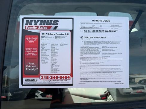 Used 2017 Subaru Forester 2.5i w/ Popular Package #2A AWD/4WD image 46