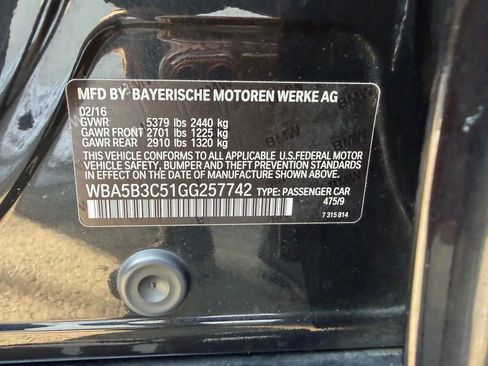 Used 2016 BMW 535i xDrive Sedan image 33