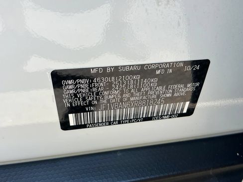 Used 2024 Subaru WRX Limited AWD/4WD image 28