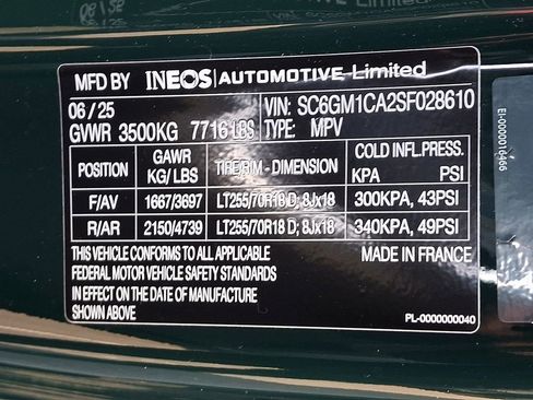New 2025 INEOS Grenadier AWD/4WD image 10