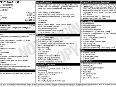 New 2026 INFINITI QX60 Luxe w/ Cargo Package image 10