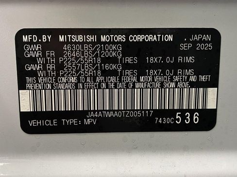 New 2026 Mitsubishi Eclipse Cross SE AWD/4WD image 64
