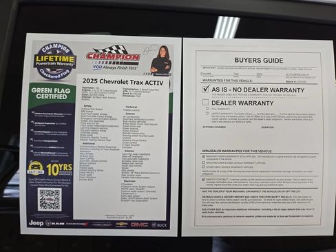 Certified 2025 Chevrolet Trax ACTIV w/ Driver Confidence Package FWD image 43