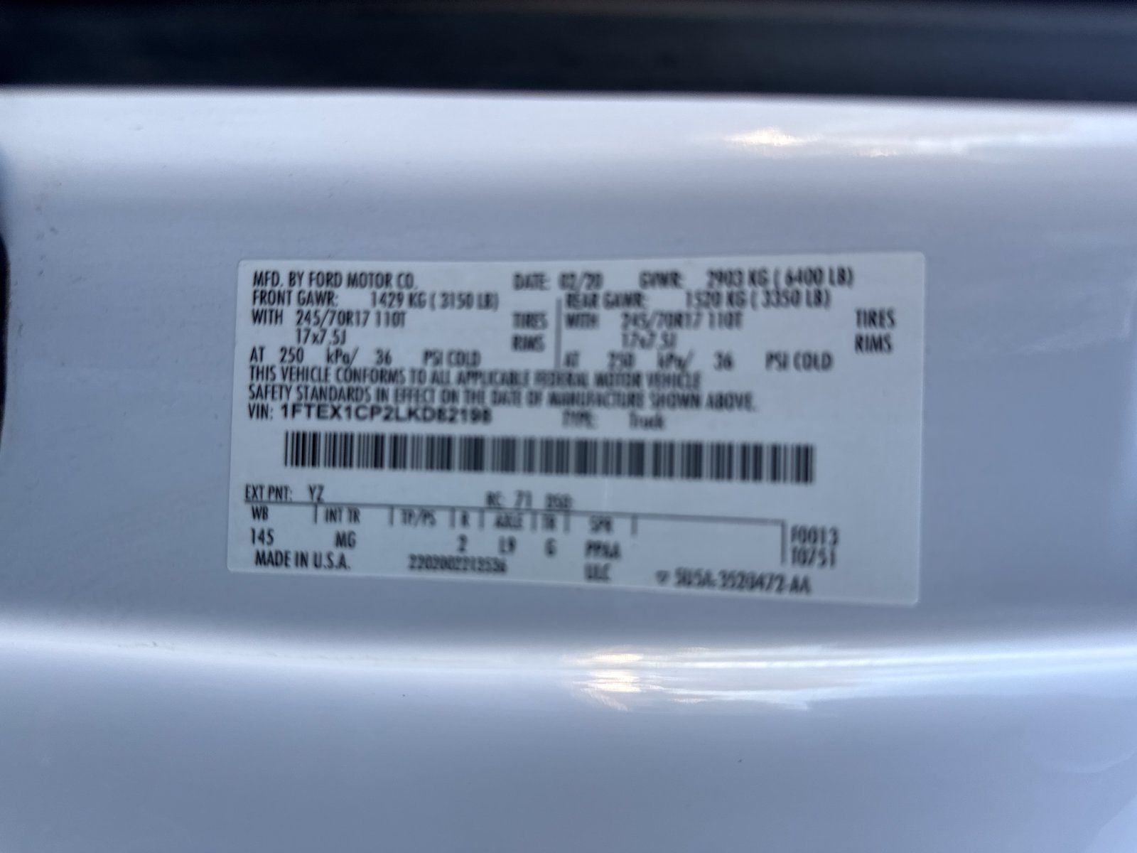 Used 2020 Ford F150 XLT w/ Equipment Group 301A Mid RWD image 30