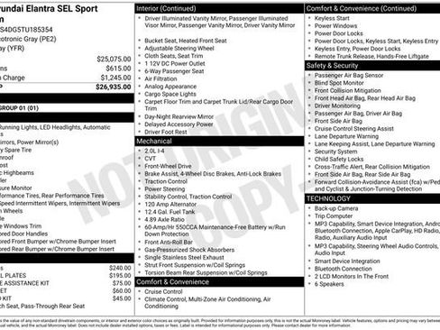 New 2026 Hyundai Elantra SEL Sport Premium FWD image 4