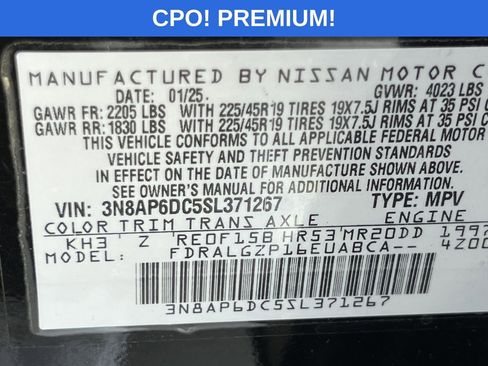 Certified 2025 Nissan Kicks SR w/ SR Premium Package FWD image 12
