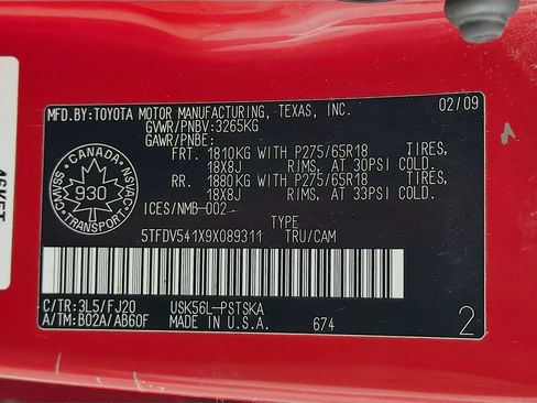 Used 2009 Toyota Tundra SR5 AWD/4WD image 29