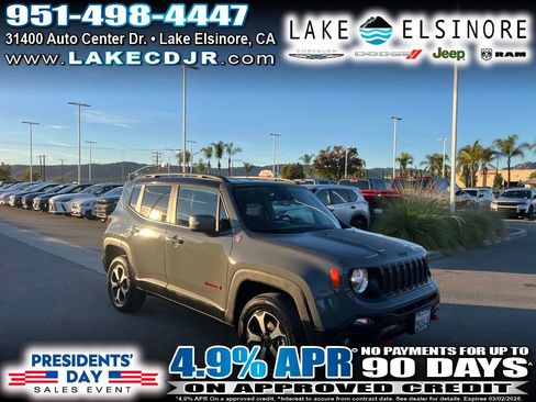 Used 2020 Jeep Renegade Trailhawk w/ Cold Weather Group image 1