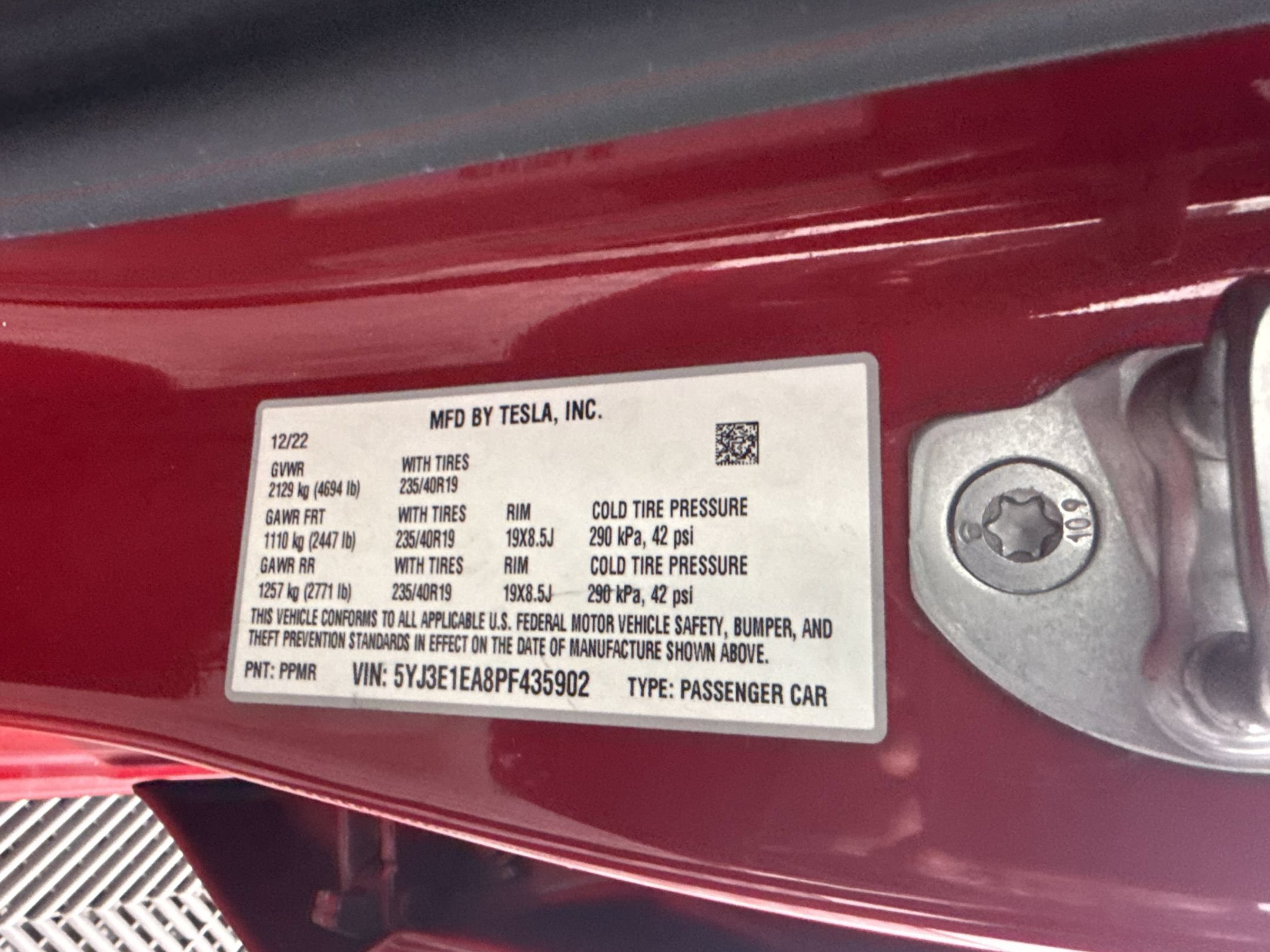Used 2023 Tesla Model 3 Standard Range RWD image 21