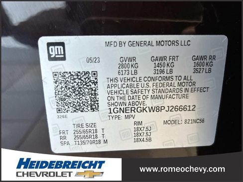 Used 2023 Chevrolet Traverse LT FWD image 8