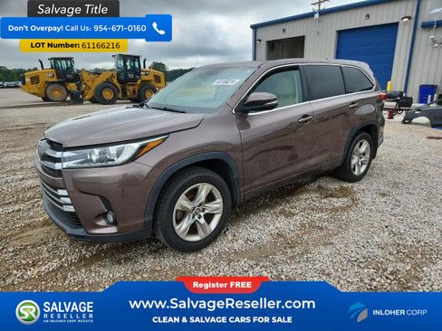 Used 2017 Toyota Highlander Limited FWD image 1