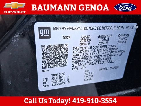 Used 2026 Chevrolet Equinox RS w/ Convenience Package III AWD/4WD image 26