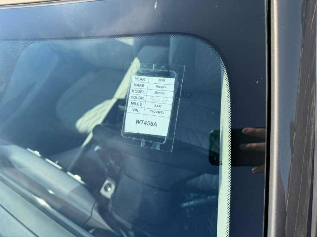 Used 2026 Nissan Sentra SL w/ Floor Mat Package FWD image 27