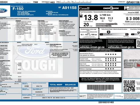 Used 2016 Ford F150 XLT w/ Equipment Group 302A Luxury image 5