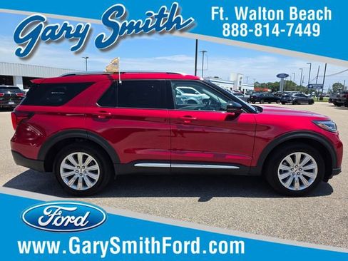 Certified 2025 Ford Explorer Platinum w/ LUX Leather Package AWD/4WD image 1