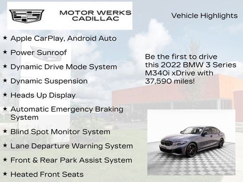 Used 2022 BMW M340i xDrive w/ Premium Package image 7