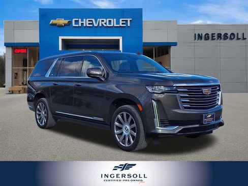 Used 2021 Cadillac Escalade ESV Premium Luxury Platinum w/ Heavy-Duty Trailer Package image 1