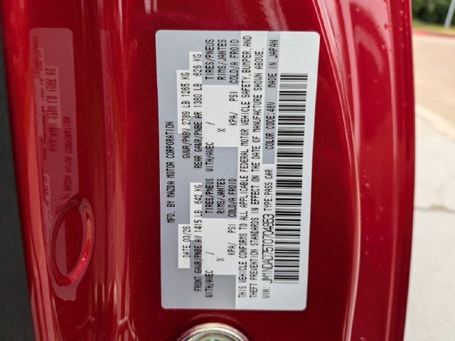 New 2026 MAZDA MX-5 Miata Grand Touring RWD image 25