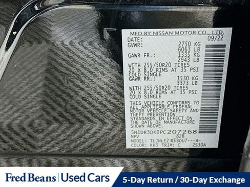 Used 2023 Nissan Pathfinder Platinum image 35