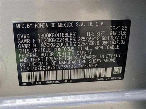 New 2026 Honda HR-V EX-L image 17