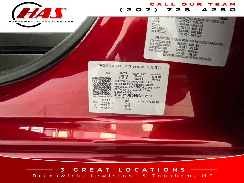 Used 2022 Chevrolet Silverado 1500 LTZ AWD/4WD image 17