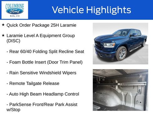 Used 2022 RAM 1500 Laramie w/ Sport Appearance Package AWD/4WD image 4