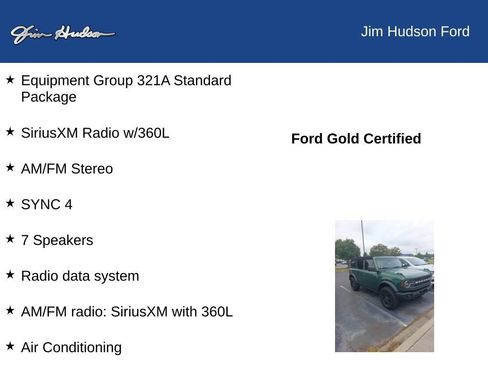 Certified 2024 Ford Bronco Black Diamond AWD/4WD image 11