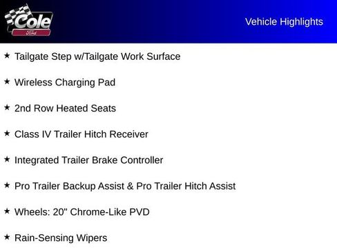 Used 2023 Ford F150 Lariat w/ Equipment Group 502A High image 4