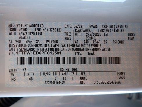 Certified 2023 Ford F150 XLT w/ Equipment Group 302A High image 18