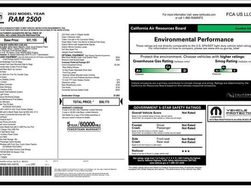 Used 2022 RAM 2500 Lone Star w/ Level A Equipment Group image 48