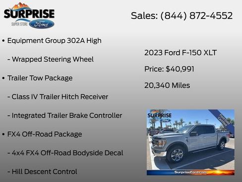 Used 2023 Ford F150 XLT w/ Equipment Group 302A High AWD/4WD image 20