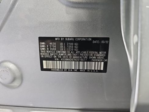 Used 2022 Subaru Legacy Premium w/ Popular Package #1 AWD/4WD image 34