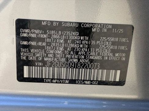 New 2026 Subaru Crosstrek 2.5i Sport image 17